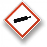 etichete cu simbolul de risc gaze comprimate